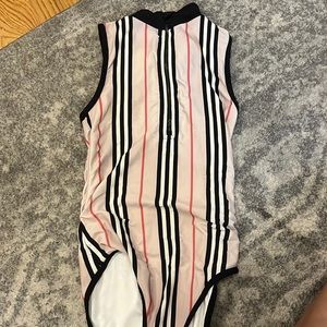 Iconic kids Burberry one pice swimsuit.